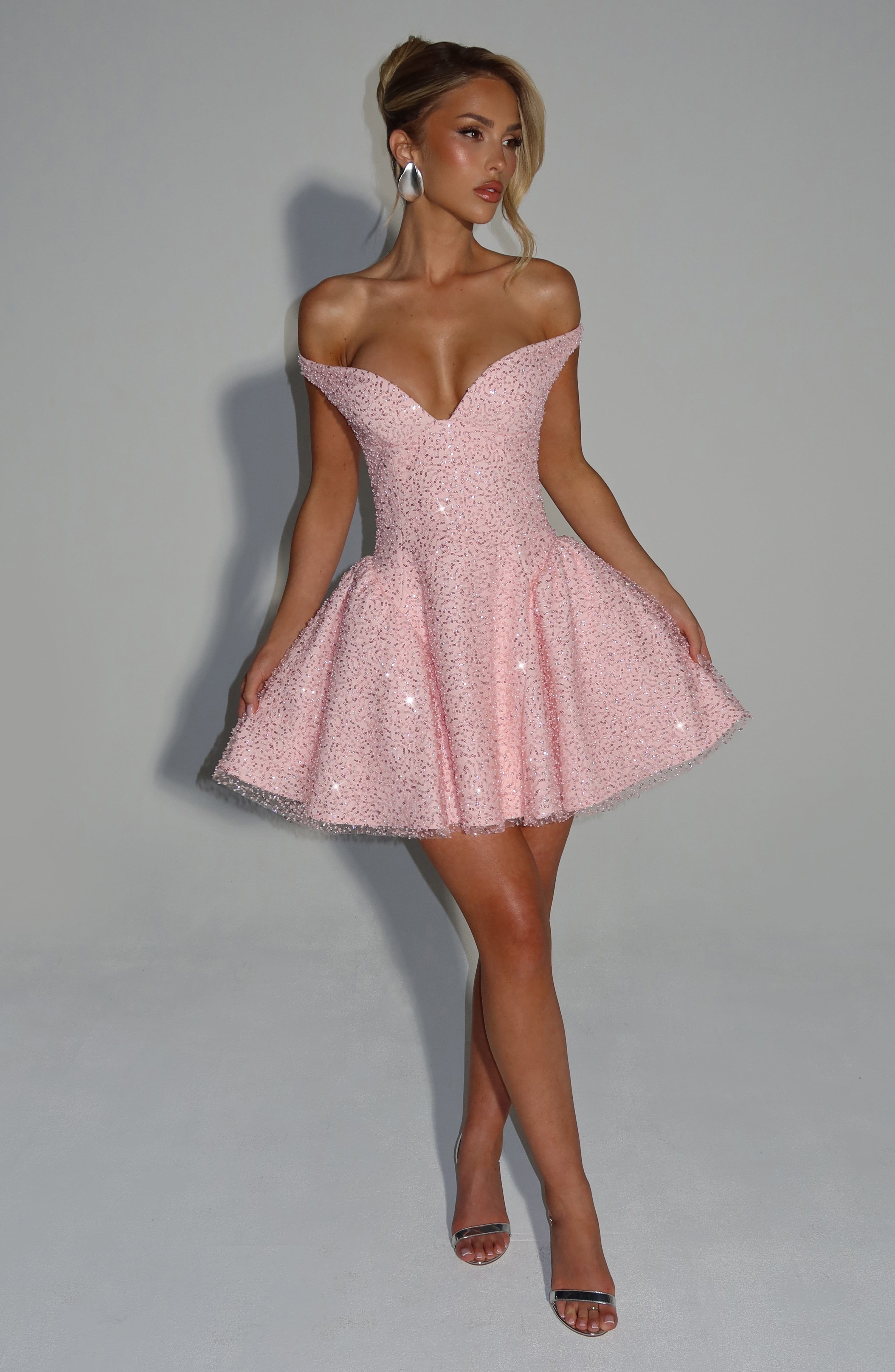 claire Mini Dress - Blush